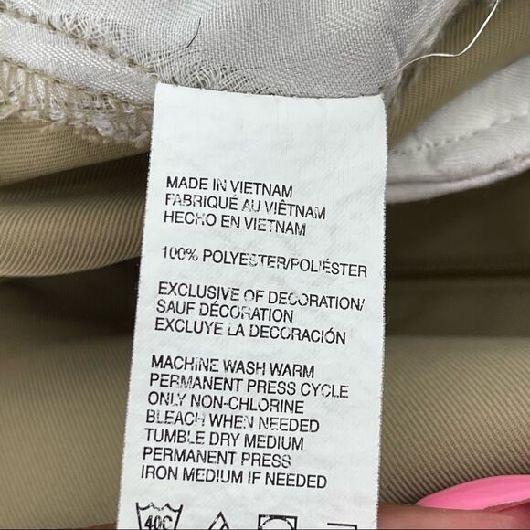 IZOD X-Treme Function Cool FX Creme Khaki Men’s Flat Front Golf Pants 38 x 30 - Picture 16 of 17